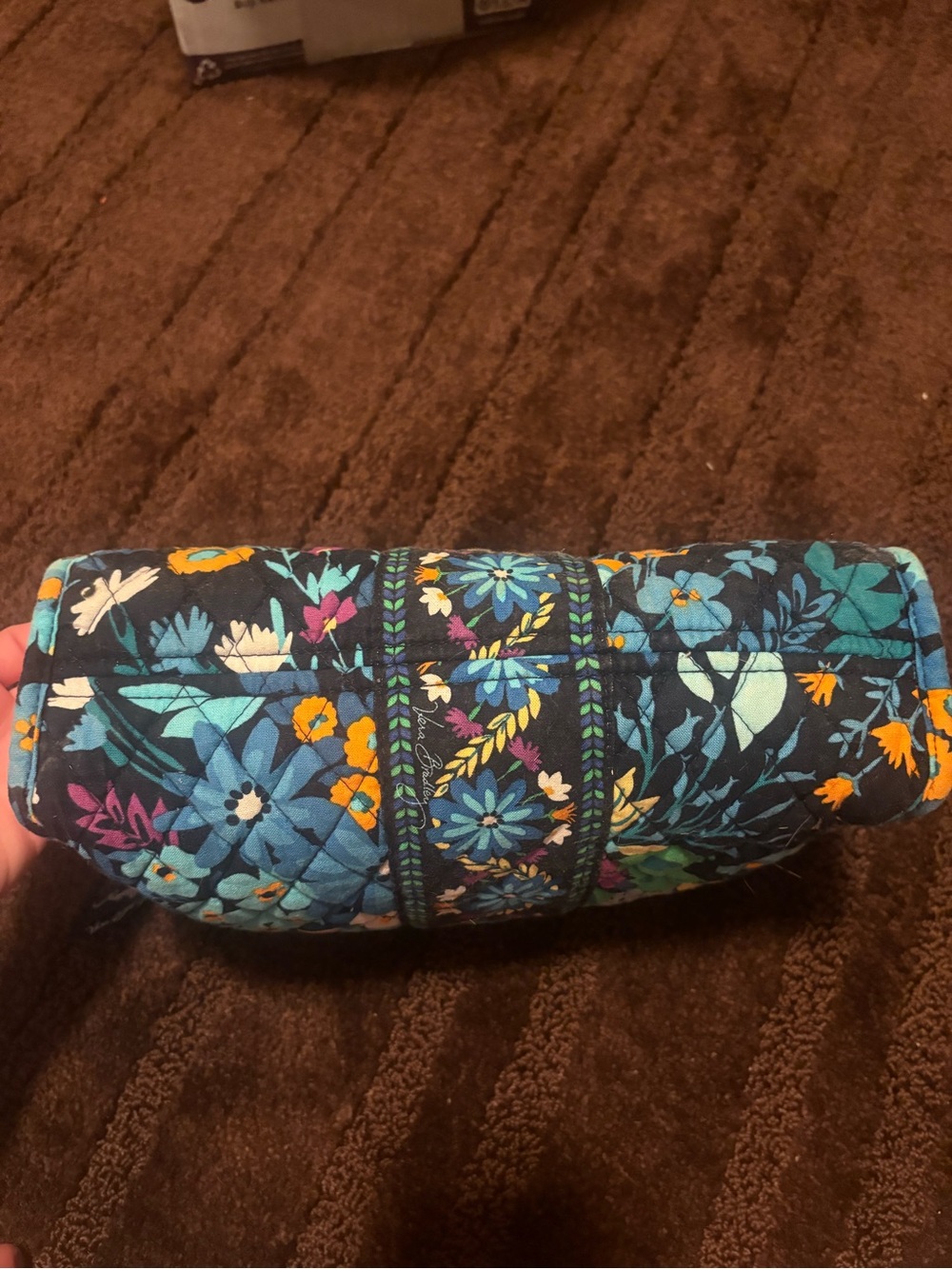Vera Bradley Midnight Blues Quilted Cosmetic Bag - Picture 5 of 8